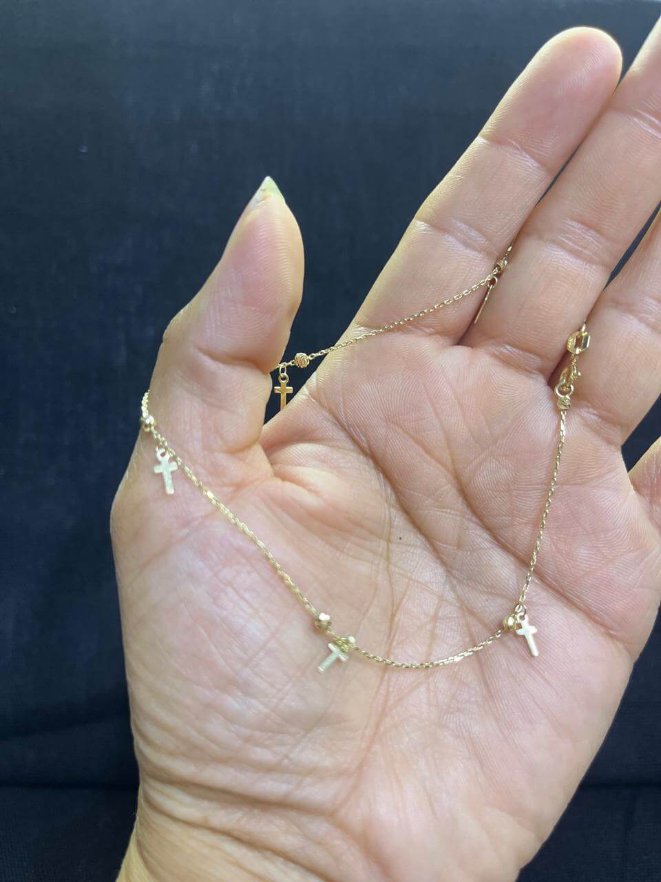 ESCLAVA DE TOBILLO DE ORO