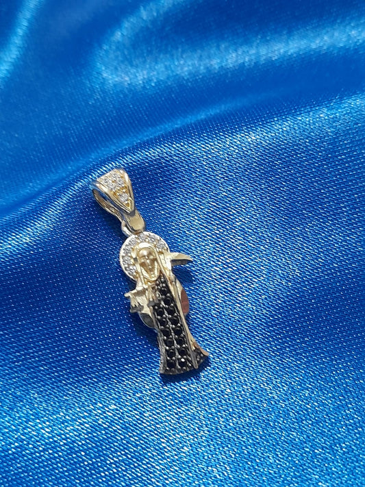 DIJE DE LA SANTA MUERTE DE ORO