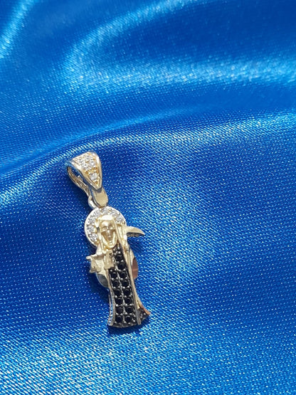 DIJE DE LA SANTA MUERTE DE ORO