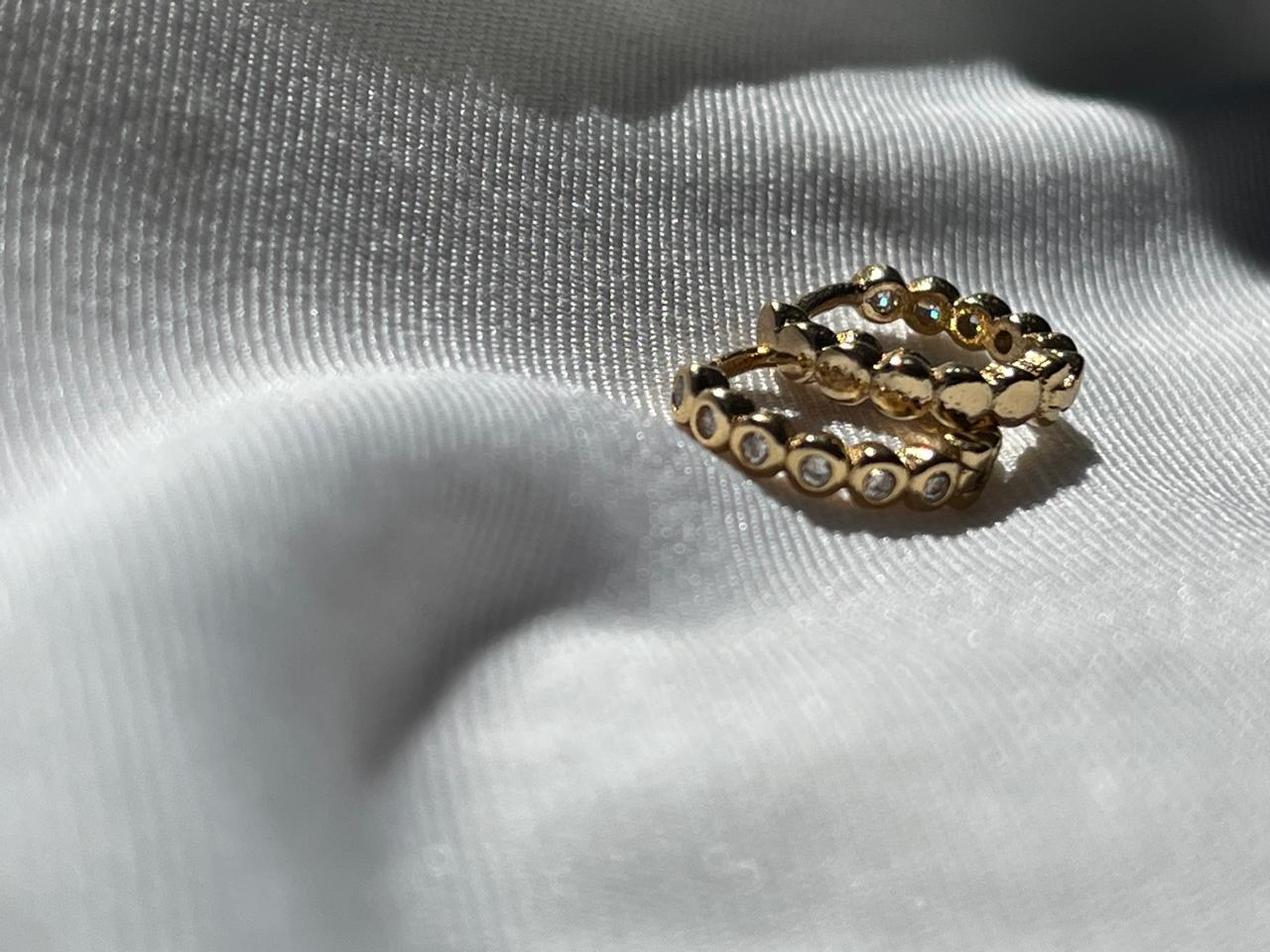 ARETES CON INCRUSTACIONES