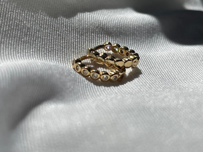 ARETES CON INCRUSTACIONES