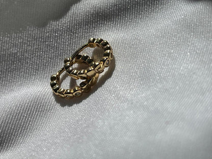 ARETES CON INCRUSTACIONES