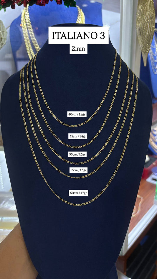 CADENAS CARTIER ORO 10K