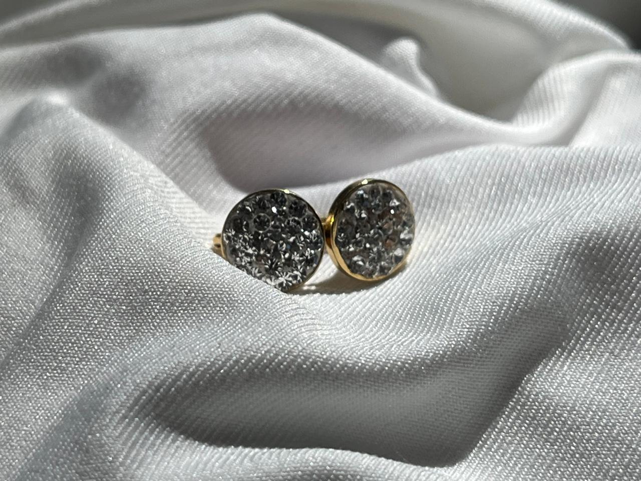 ARETES REDONDO DE ORO